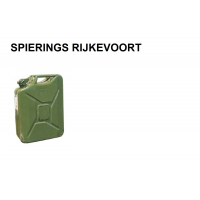 Jerrycan 20L staal gebruikt